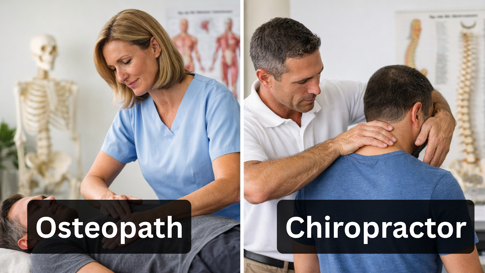 Osteopath vs. Chiropractor: What’s the Difference?